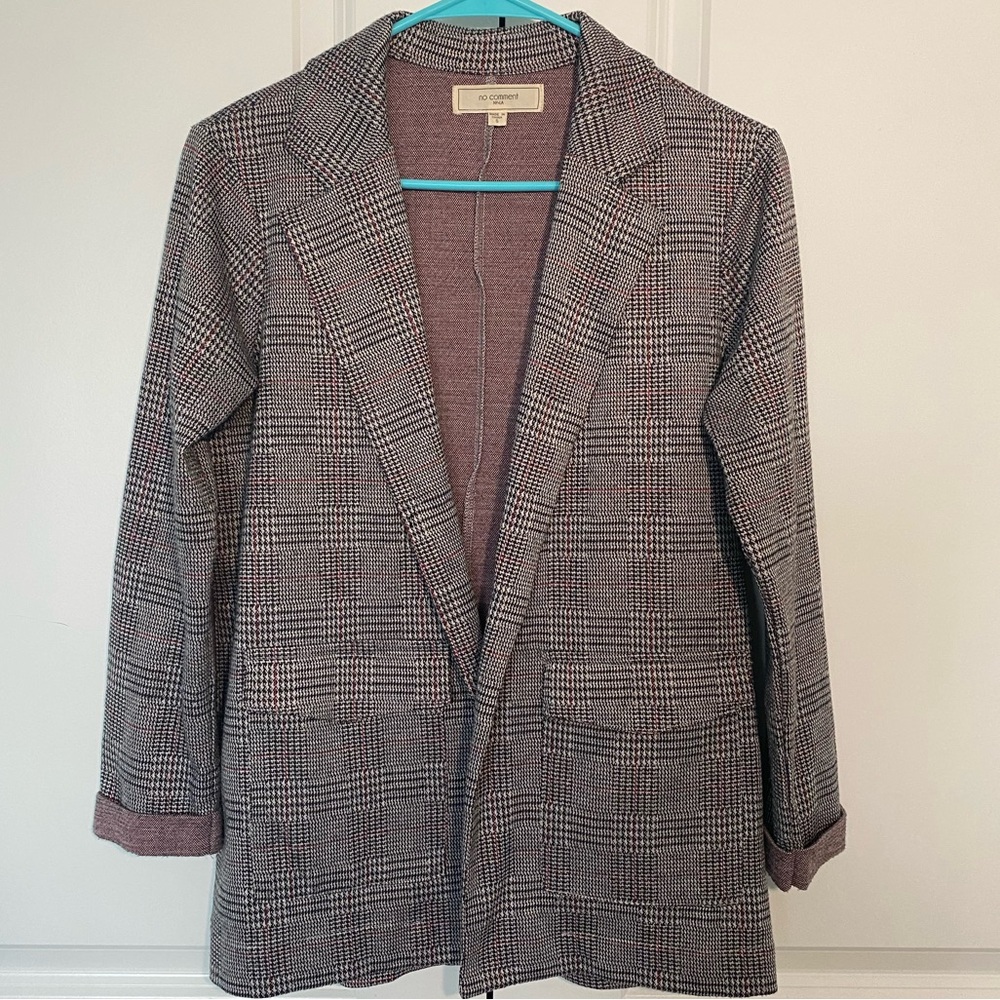 Plaid blazer